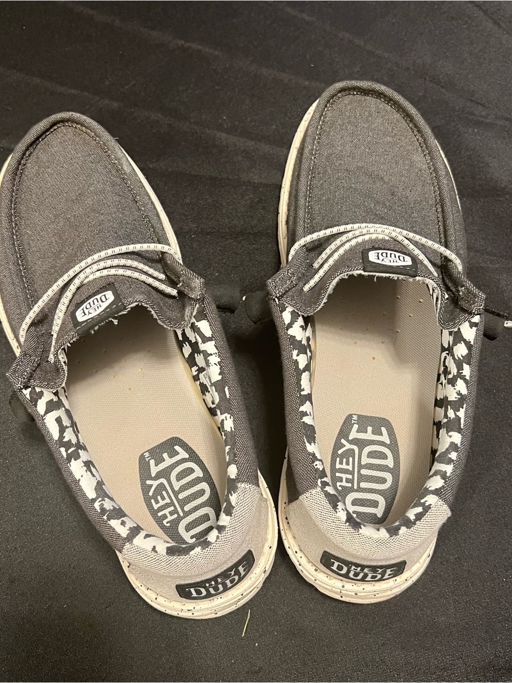 Hey Dude Casual Slip-On Loafers in Charcoal Gray - Picture 5 of 7